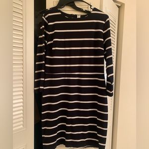 Old Navy Striped black and white dress